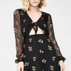 For Love & Lemons Dresses Cherry Twist Mini Dress