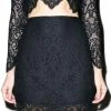 For Love & Lemons Bottoms Midnight Mini Skirt