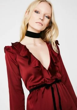 For Love & Lemons Bette Open Back Mini Dress