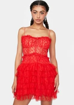 For Love & Lemons Jules Mini Dress