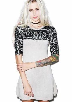 For Love & Lemons Ice Queen Mini Dress