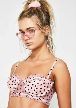 For Love & Lemons Claudia Underwire Bikini Top