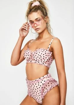 For Love & Lemons Claudia Hi Waist Bikini Bottoms
