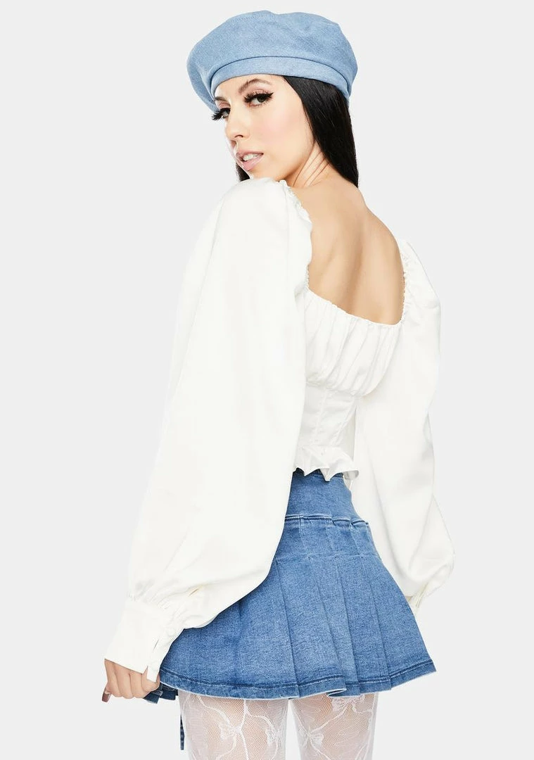 Best reviews of β For Love & Lemons Ivory Carina Corset Blouse Tops π 4 For Love & Lemons Ivory Carina Corset Blouse Tops