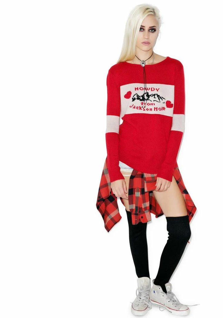 Top 10 β€οΈ For Love & Lemons Tops Howdy From Jackson Hole Sweater π 1 For Love & Lemons Tops Howdy From Jackson Hole Sweater