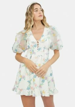 For Love & Lemons Dresses Majorie Mini Dress