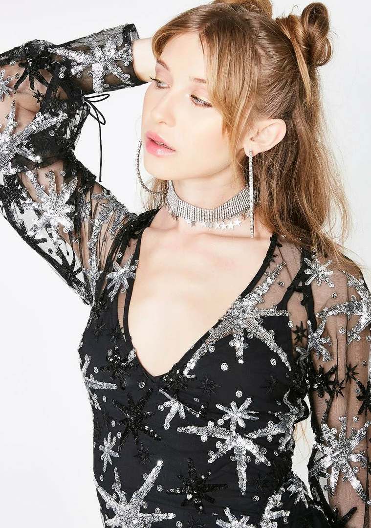 Brand new π For Love & Lemons Stardust Mini π Dress π 3 For Love & Lemons Stardust Mini Dress