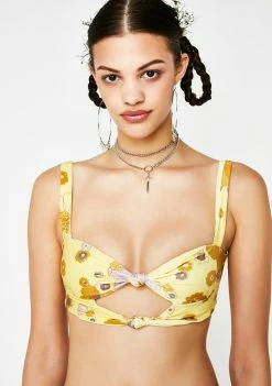 For Love & Lemons Lillian Knot Bikini Top