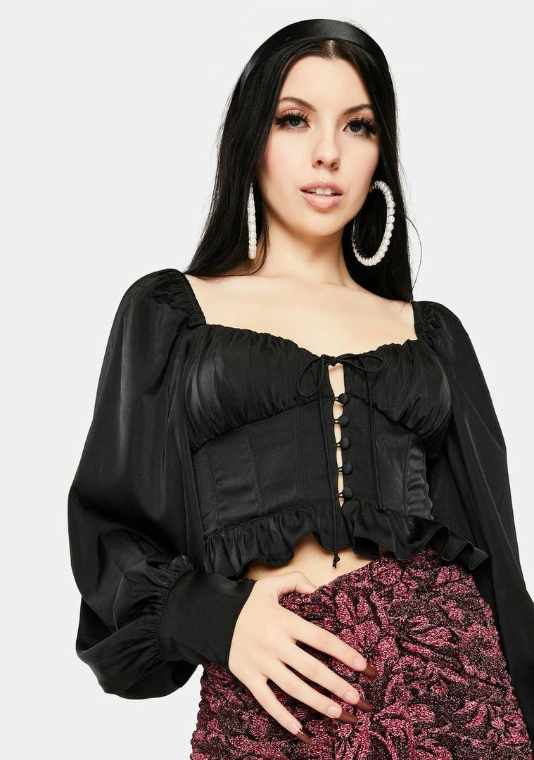 Brand new π For Love & Lemons Carina Corset Blouse Tops π 1 For Love & Lemons Carina Corset Blouse Tops