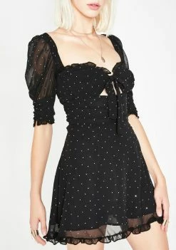 For Love & Lemons Lucky Dice Mini Dress