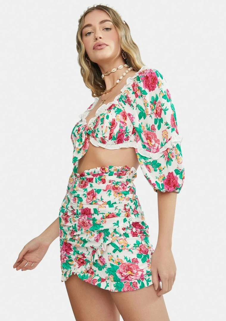 Best Sale π― For Love & Lemons Bottoms Becca Mini π Skirt π 2 For Love & Lemons Bottoms Becca Mini Skirt