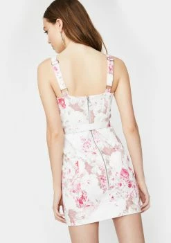 For Love & Lemons Weston Denim Mini Dress