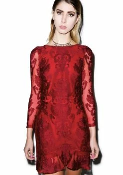 For Love & Lemons Night To Remember Mini Dress