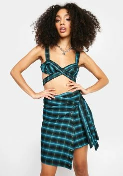 For Love & Lemons Gwen Wrap Skirt