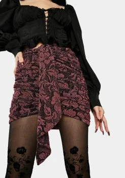 For Love & Lemons Bottoms Shailee Jacquard Mini Skirt