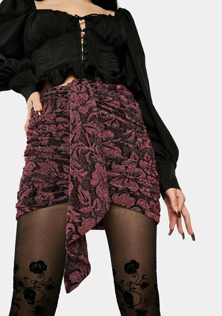 Promo π For Love & Lemons Bottoms Shailee Jacquard Mini π Skirt π 1 For Love & Lemons Bottoms Shailee Jacquard Mini Skirt
