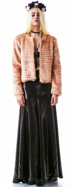 For Love & Lemons Faux Fur Jacket
