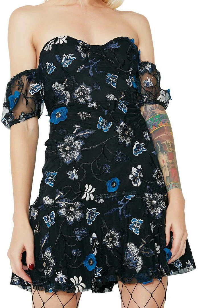 Hot Sale π For Love & Lemons Botanic Strapless π Dress β€οΈ 3 For Love & Lemons Botanic Strapless Dress
