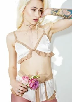 For Love & Lemons Lucienne Triangle Bra Lingerie & Sleepwear