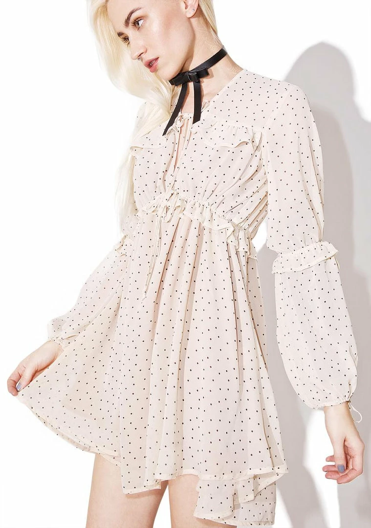 Budget π For Love & Lemons Creme Dot Truffles A-Line π Dress π Dresses π 2 For Love & Lemons Creme Dot Truffles A-Line Dress Dresses