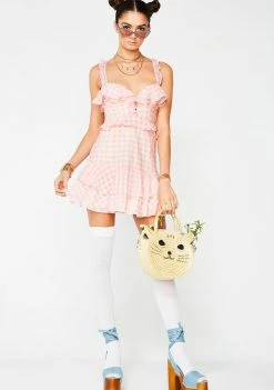 For Love & Lemons Dresses Dixie Ruffled Mini Dress