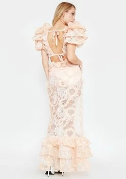 For Love & Lemons Meredith Lace Maxi Dress Maxi Dresses