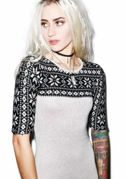 For Love & Lemons Ice Queen Mini Dress