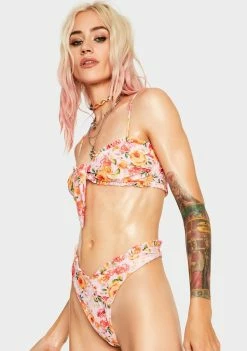 For Love & Lemons Orchid Ravi Bikini Top Swim