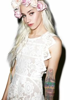 For Love & Lemons Gianna Apron Dress Dresses