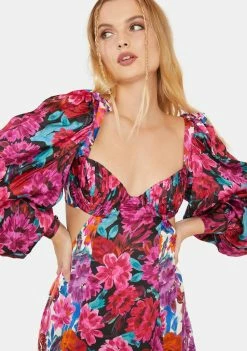 For Love & Lemons Scarlett Mini Dress Dresses