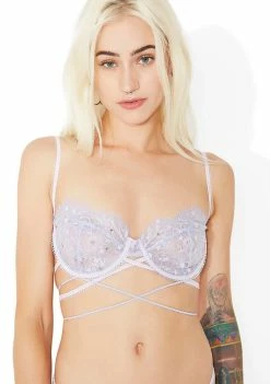 For Love & Lemons Lavender Twilight Underwire Bra Lingerie & Sleepwear