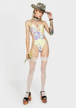 For Love & Lemons Dandelion One Piece Swimsuit