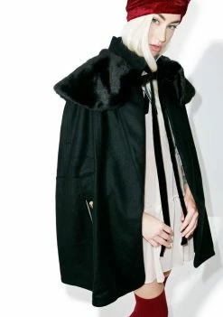 For Love & Lemons Madeleine Cape Coat