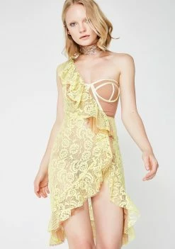 For Love & Lemons Dresses Tati Lace Midi Dress