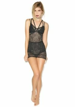 For Love & Lemons Lace Sex Kitten Slip Lingerie & Sleepwear