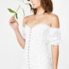 For Love & Lemons Icy Magnolia Mini Dress Dresses
