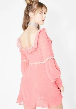 For Love & Lemons Marquee Mini Dress Dresses