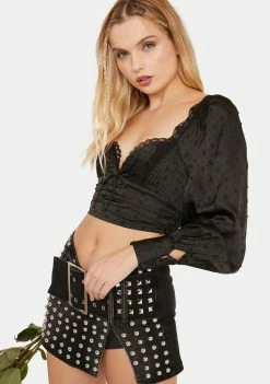 For Love & Lemons Tops Liz Crop Top