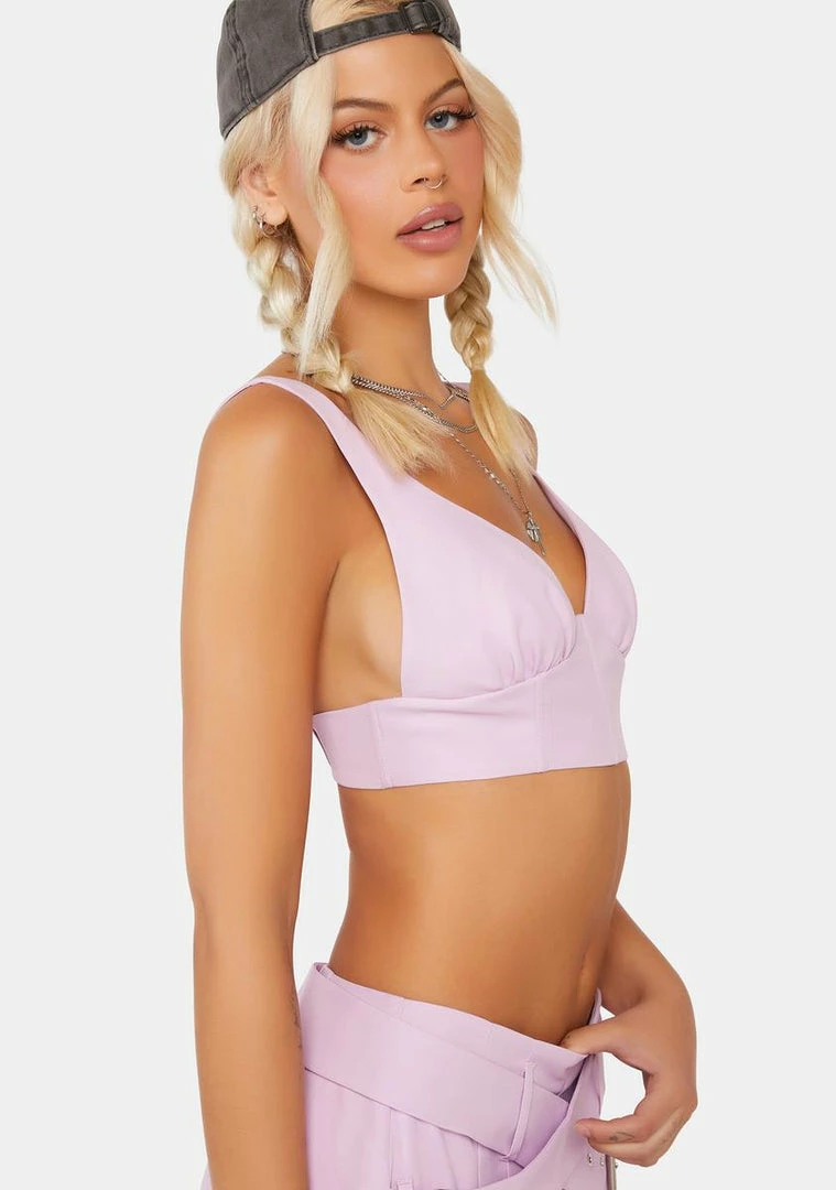 Hot Sale ⌛ For Love & Lemons Natasha Crop Top Bra Tops ✨ 3 For Love & Lemons Natasha Crop Top Bra Tops