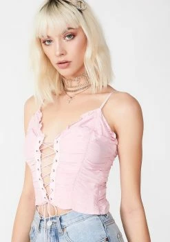 For Love & Lemons Palmetto Corset Cami Tops