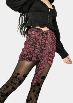 For Love & Lemons Bottoms Shailee Jacquard Mini Skirt