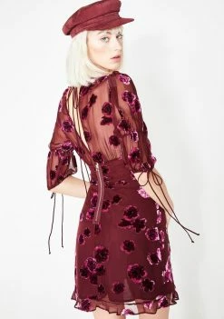 Promo π For Love & Lemons π Dresses Sophie Velvet Floral Mini π Dress π 8 For Love & Lemons Dresses Sophie Velvet Floral Mini Dress