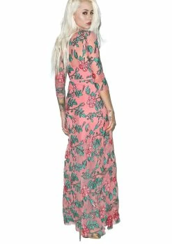 For Love & Lemons Rosali Maxi Dress Dresses