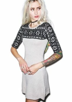 For Love & Lemons Ice Queen Mini Dress