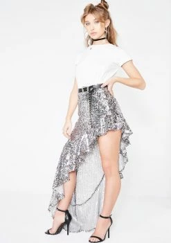 For Love & Lemons Showtime Maxi Skirt Bottoms