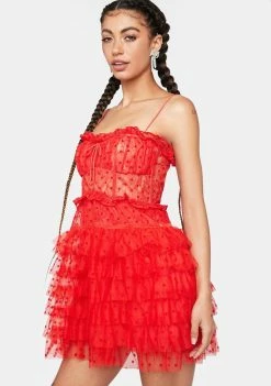 For Love & Lemons Jules Mini Dress