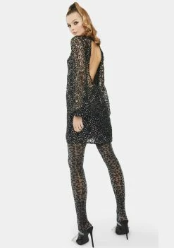 For Love & Lemons Dresses Clara Sequin Mini Dress