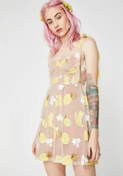 For Love & Lemons Fruitpunch Sequin Mini Dress