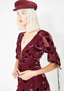 Promo π For Love & Lemons π Dresses Sophie Velvet Floral Mini π Dress π 7 For Love & Lemons Dresses Sophie Velvet Floral Mini Dress