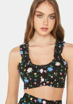 For Love & Lemons Robin Crop Top Bra Tops